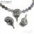 Бейл-держатель для кулона Snail Silver Plated 13х8 мм