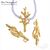 Бейл-держатель для кулона Coral Reef Gold Plated 20х9 мм