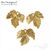 Подвеска Strawberry Trefoil Gold Plated 18 мм, изображение 4