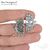 Подвеска-коннектор Eye Silver Plated 30х18 мм, изображение 2