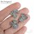 Подвеска Strawberry Trefoil Silver Plated 18 мм, изображение 2