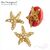 Коннектор-подвеска Starfish Gold Plated 22 мм