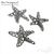 Коннектор-подвеска Starfish Silver Plated 22 мм