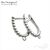 Швензы Twisted Sterling Silver Rhodium Plated 16х2 мм (пара)