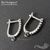Швензы Twisted Sterling Silver Rhodium Plated 16х2 мм (пара), изображение 4