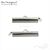 Концевик-слайдер для серег и браслетов Steel Rhodium Tone (пара) (20х4 мм), Размер: 20х4 мм, изображение 3
