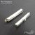 Концевик-слайдер для серег и браслетов Steel Rhodium Tone (пара) (20х4 мм), Размер: 20х4 мм, изображение 4