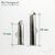 Концевик-слайдер для серег и браслетов Steel Rhodium Tone (пара) (20х4 мм), Размер: 20х4 мм, изображение 5