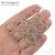Кольцо текстурированное разъемное Drop (14х18 мм) (10 шт.) (Rhodium), Цвет: Rhodium, изображение 2