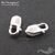Замок-лобстер Sterling Silver (8x3 мм), Размер: 8x3 мм, изображение 2