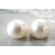 Жемчуг натуральный полусверленный White 9-10 мм (пара), изображение 4