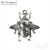 Подвеска Honeybee Sterling Silver 18 мм