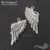 Подвеска Wing Right Sterling Silver 24х13 мм, изображение 3