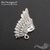 Подвеска Wing Left Sterling Silver 24х13 мм, изображение 5