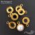Сеттинг-подвеска JBB Gold Plated 8 мм, изображение 3