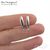 Швензы Classic Style Rhodium Plated 17х3 мм (пара), изображение 2