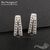 Швензы Lyre Sterling Silver Rhodium Plated 12 мм (пара)
