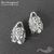 Концевик с петлей Shibori Silver Plated 12х8 мм, изображение 3