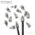 Концевик с петлей Mini Tulip Silver Plated 8х4 мм
