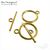 Замок-тогл Laconic Antique Gold 14 мм, изображение 4