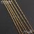 Цепочка фигурная стальная Wispy Gold Stainless Steel 0,8 мм