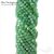 Фианит с огранкой Frosty Chrysoprase, Размер: 3 мм, Длина: нить 37 см