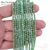 Фианит с огранкой Frosty Chrysoprase, Размер: 3 мм, Длина: нить 37 см, изображение 2
