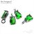Подвеска со вставкой Emerald Crystal Unique Silver Plated 9х4 мм, изображение 4