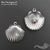 Подвеска Seashell Silver Plated 22х23 мм, изображение 3