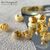 Маскировочные (обжимные) бусины Sparkle Gold Plated 3 мм (уп.10 шт.), изображение 4