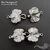 Авторский замок-крючок Lampone Silver Plated 32 мм, изображение 3