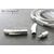 Замок-концевик с фиксатором Thick Rhodium Plated 28х6 мм, изображение 2