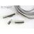 Замок-концевик с фиксатором Thick Rhodium Plated 28х6 мм, изображение 4