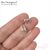 Замок-карабин с кольцом Corazón Sterling Silver 11х6 мм, изображение 2