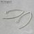 Швензы Amande Sterling Silver 32 мм (пара), изображение 2