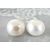 Жемчуг натуральный полусверленный Shining White 12-12,5 мм, изображение 3