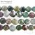 Халцедон натуральный моховой с огранкой 8,5 мм (уп. 10 шт.)