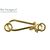 Замок-крючок Gaff Vermeil Sterling Silver 26 мм