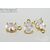Подвеска со вставкой Royal White Fianit Gold Plated 11х6 мм, изображение 2