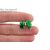 Подвеска со вставкой Emerald Crystal Silver Plated 19х8,5 мм, изображение 2