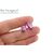 Подвеска со вставкой Rubellite Crystal Silver Plated 19х8,5 мм, изображение 3
