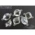 Коннектор со вставкой Празиолит Silver Plated 17х10 мм, изображение 4