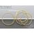 Кольцо соединительное паяное Twisted Round Vermeil Sterling Silver 21х1 мм, изображение 2