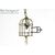 Подвеска Птичка в клетке Antique Bronze 45х30 мм