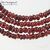 Гранат пироп натуральный рондель 4-5 мм (нить 5 см)