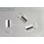 Концевик с петлей Sterling Silver 8х3,7 мм, изображение 2