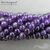 Аметист натуральный гладкий 6 мм (нить 19 см), изображение 3