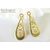 Подвеска Gisele Gold Plated 21х8 мм, изображение 3