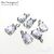 Подвеска со вставкой Lavender Fianit Unique Silver Plated 9х4 мм, изображение 4