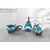 Подвеска со вставкой Aquamarine Crystal Unique Silver Plated 9х4 мм, изображение 3
